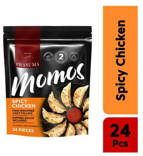

Prasuma Momos - Spicy Chicken 24 pcs