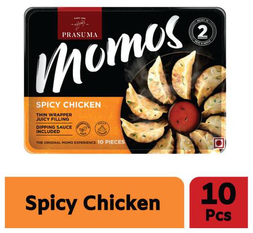 

Prasuma Momos - Spicy Chicken 10 pcs