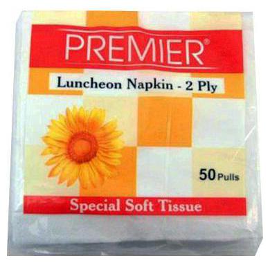 

Premier Luncheon Napkin - Special Soft Tissues 2 Ply 50 Pulls