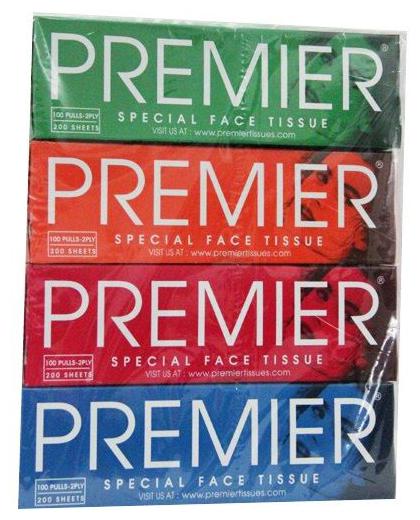 

Premier Special Face Tissue 100 Pulls (Pack of 4)