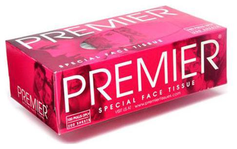 

Premier Special Face Tissue - 2 Ply 100 Pulls