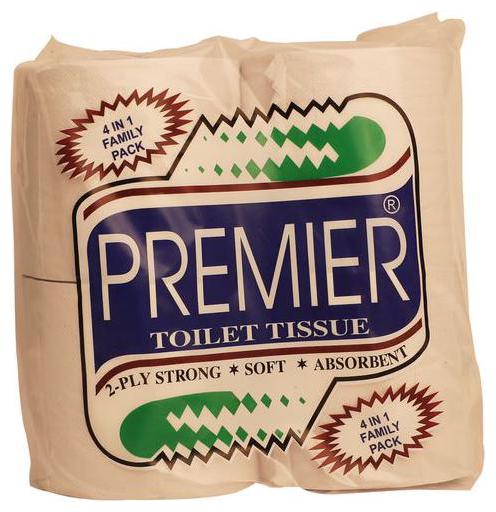 

Premier Toilet Tissue Roll (2 Ply) 330 pcs Pack of 4