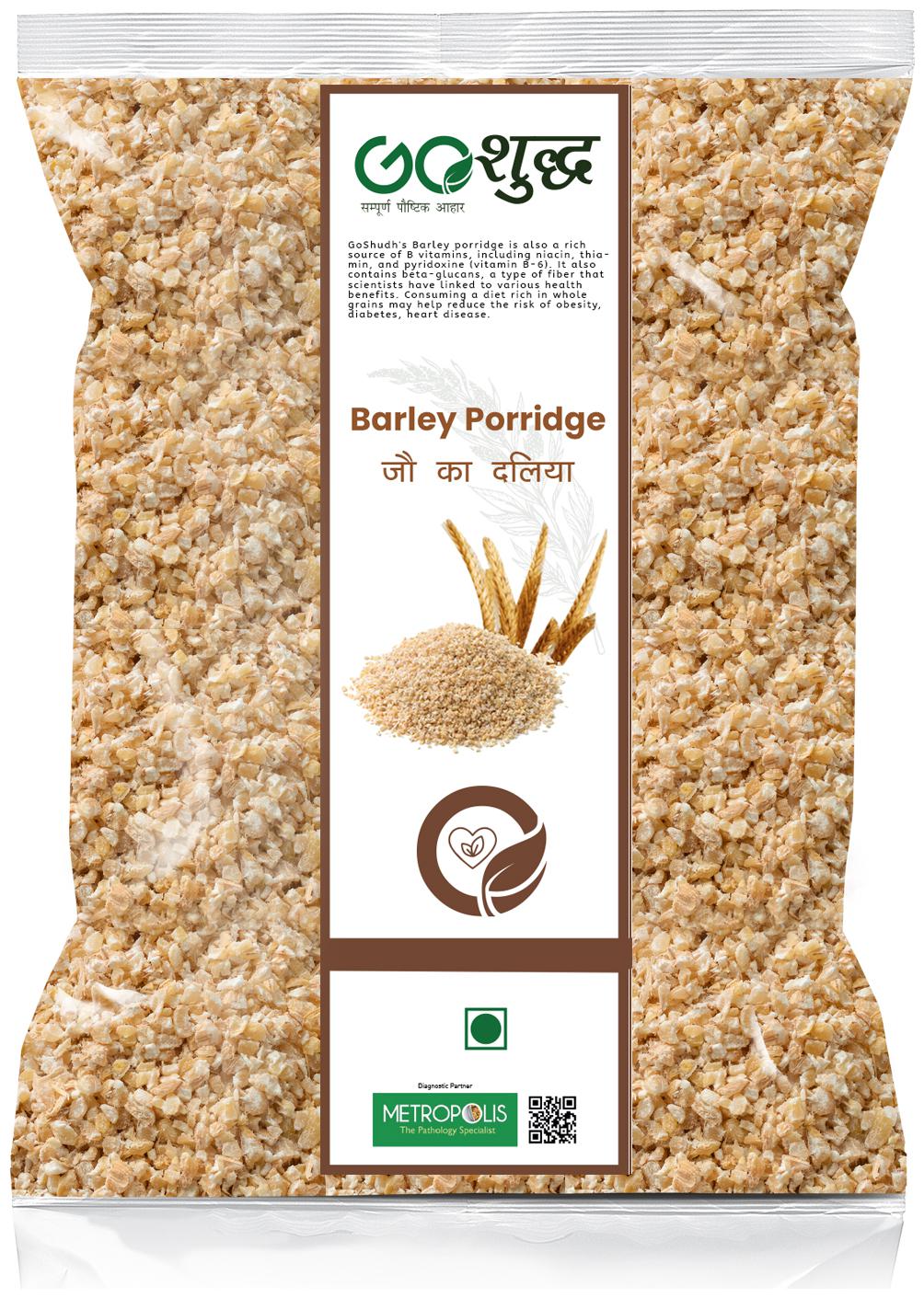

Goshudh Premium Quality Jau Daliya Barley Porridge 3kg (Pack Of 1)