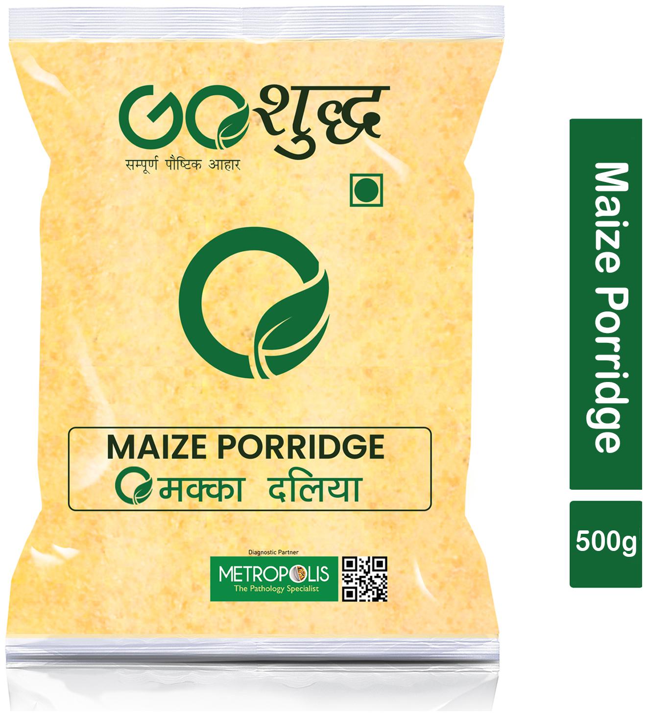 

Goshudh Premium Quality Makka Daliya Maize Porridge 500g (Pack Of 1)
