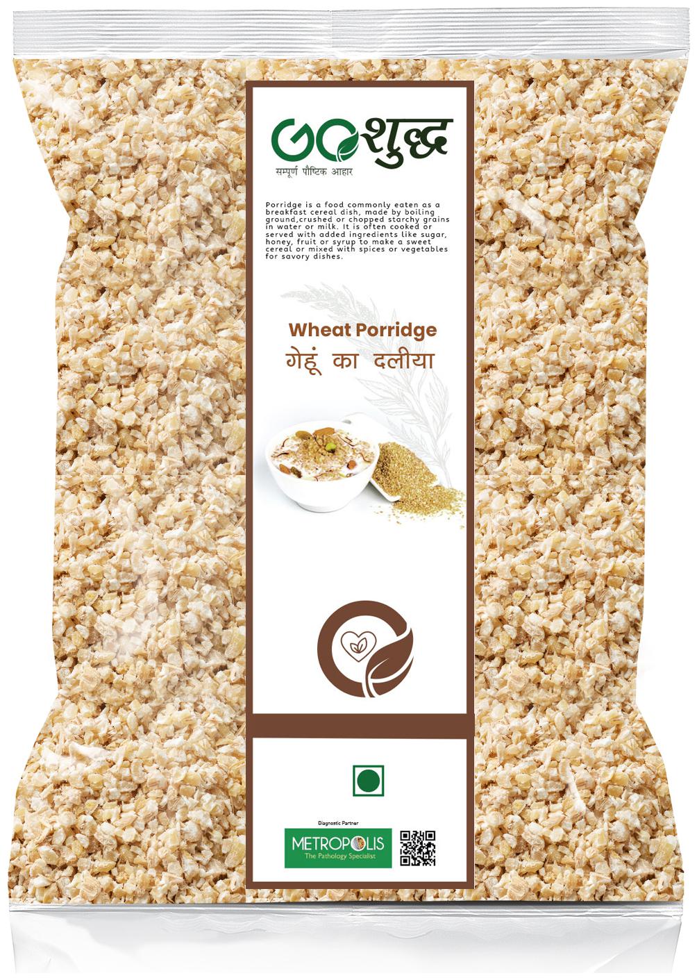 

Goshudh Premium Quality Gehun Daliya Wheat Porridge 3kg (Pack Of 1)