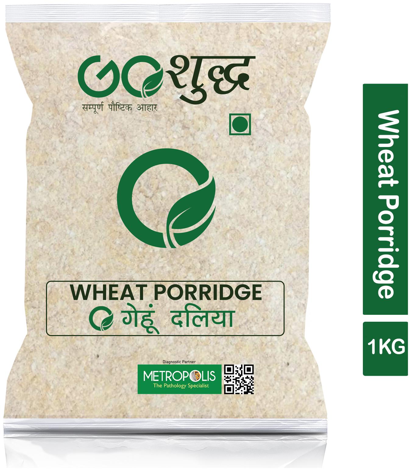 

Goshudh Premium Quality Gehun Daliya Wheat Porridge 1Kg (Pack Of 1)