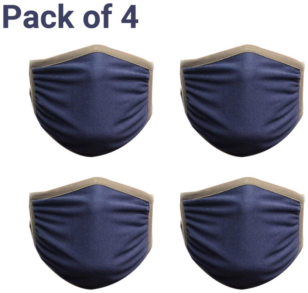

Premsha Face Mask With Earloop Blue (Pack Of 4)