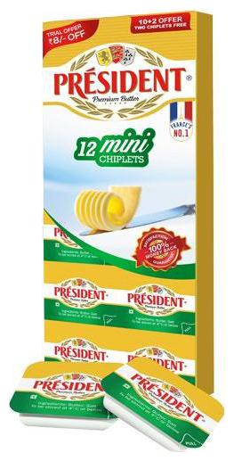 

President Premium Butter - Salted Chiplets 10 g