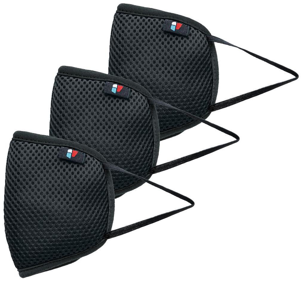 

Priority Anti Pollution Activate 6 Ply Mask Black (Pack of 3)