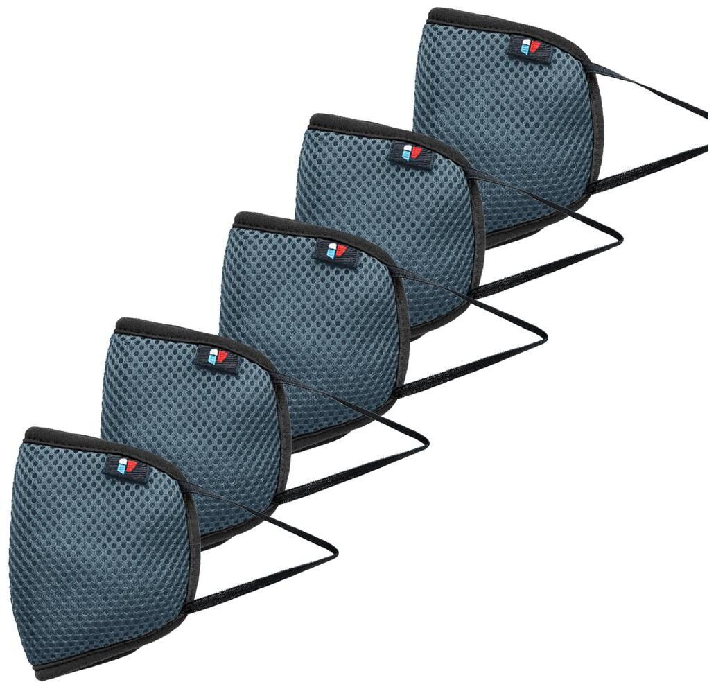 

Priority Anti Pollution Activate 6 Ply Mask Grey (Pack of 5)