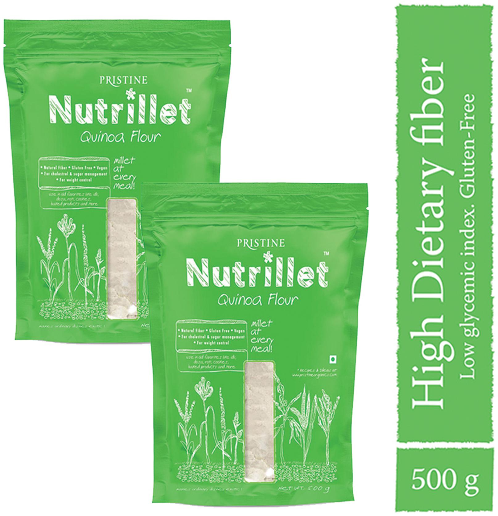 

PRISTINE Nutrillet Quinoa Flour500g (Pack of 2)