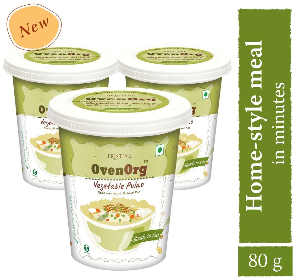 

Pristine OvenOrg Organic Veg Pulao 80g (Pack of 3)