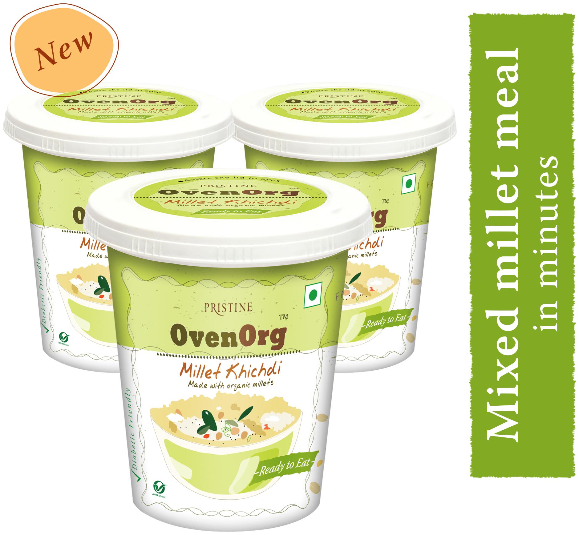 

Pristine OvenOrg Organic Millet Khichdi 80g (Pack of 3)