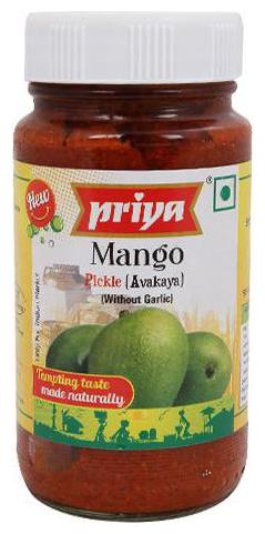 

Priya Pickle - Mango Avakaya (Without Garlic) 300 g