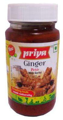 

Priya Pickle - Ginger (With Garlic) 300g