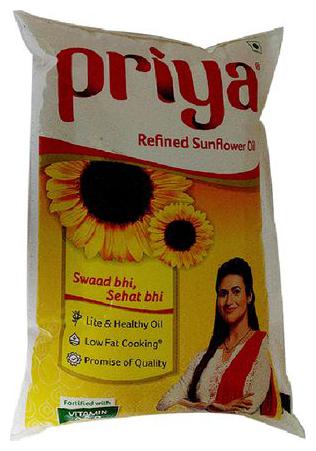 

Priya Refined Oil - Sunflower 1 L