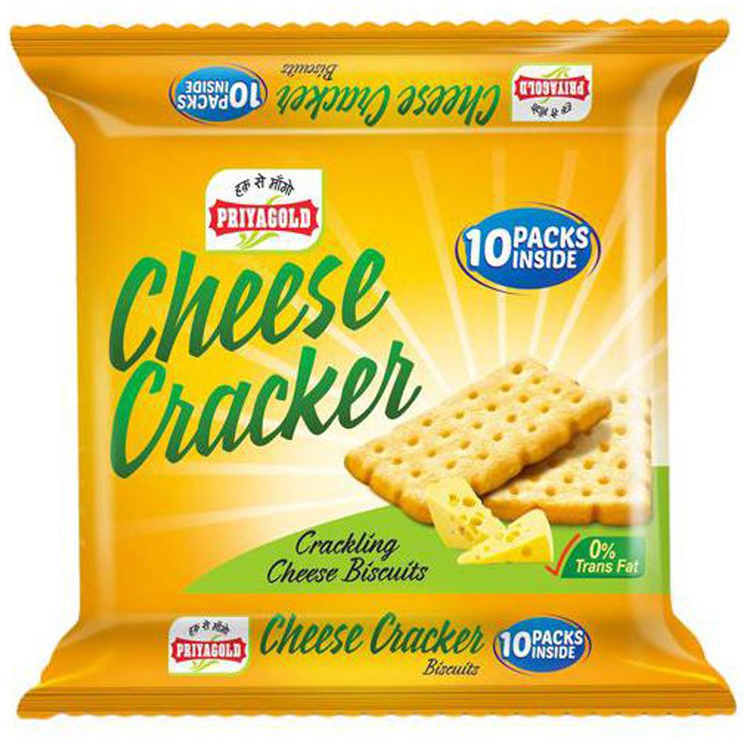 

Priyagold Biscuits - Cheez Cracker Jumbo Pack 500 g
