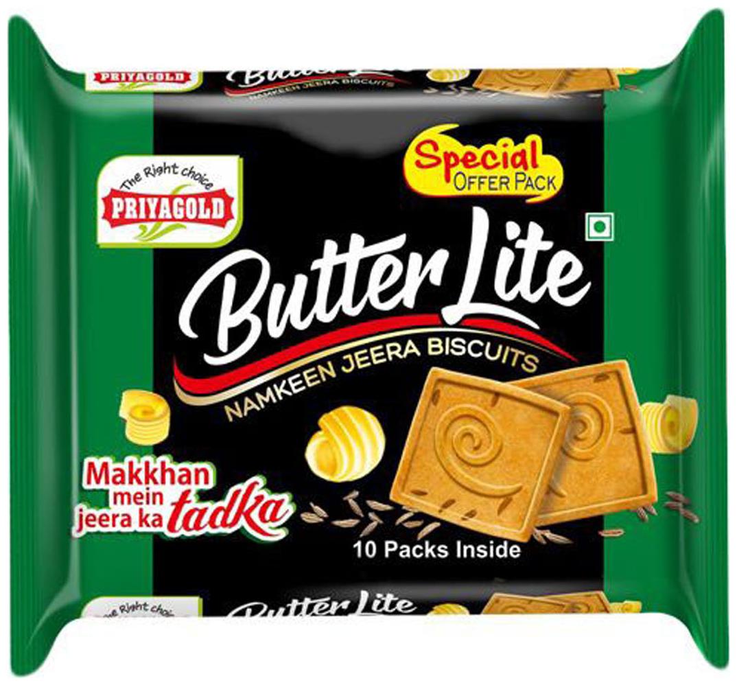 

Priyagold Biscuits - Butter Lite Jeera Jumbo Pack 500 g
