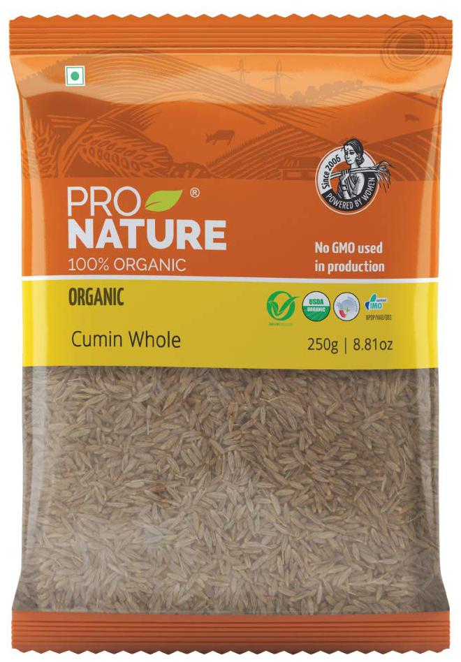 

Pro Nature 100 Organic Cumin Whole 250g