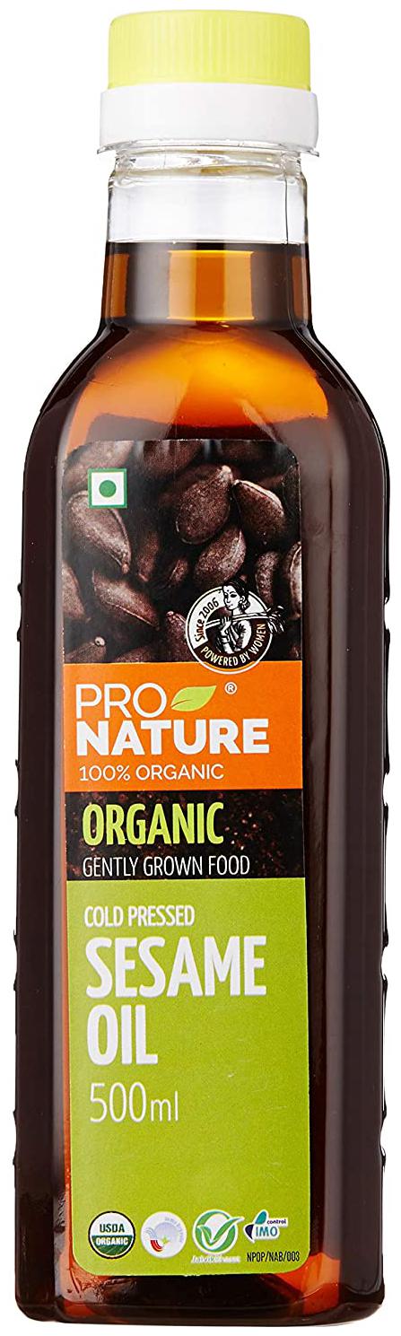 

Pro Nature 100 Organic Sesame Oil 500ml (Pack of 3)