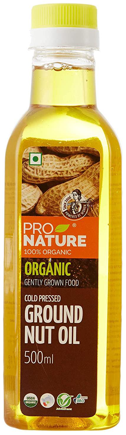 

Pro Nature 100 Organic Groundnut Oil 500ml (Pack of 3)