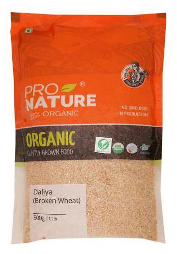 

Pro Nature Organic Daliya - Broken Wheat 500 g