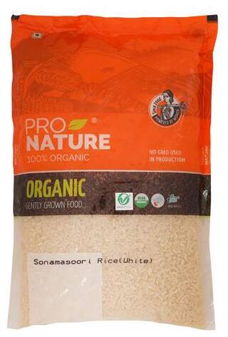 Buy Pro Nature Organic Sonamasoori Rice White 1 Kg Online At Low Prices In India Paytmmall Com