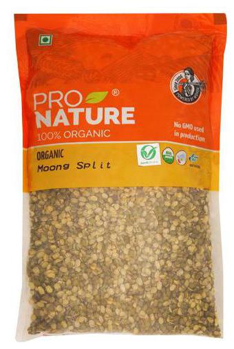 

Pro Nature Organic Moong - Green (Split) 500 g