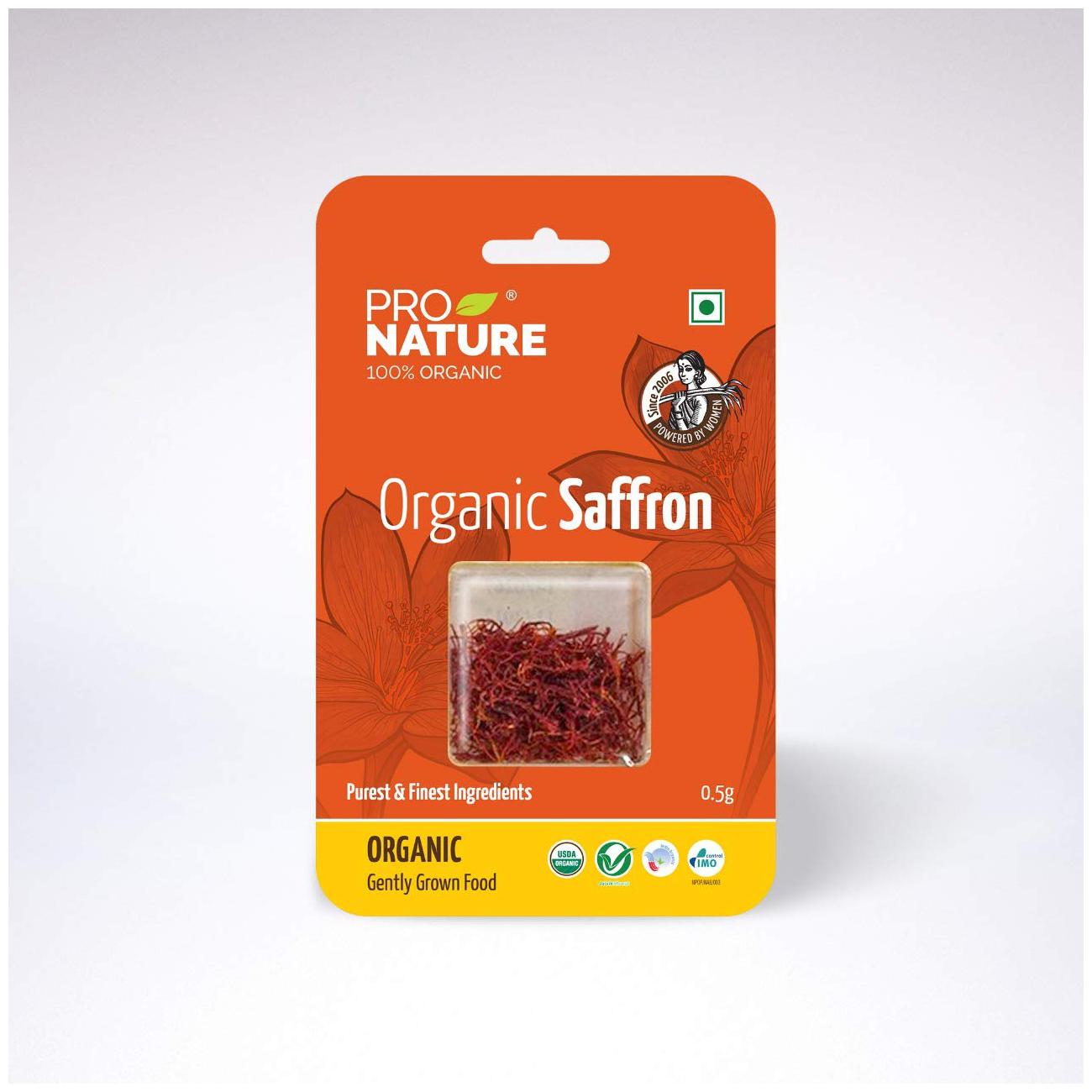 

Pro Nature Organic Saffron 0 5 g (Pack of 2)