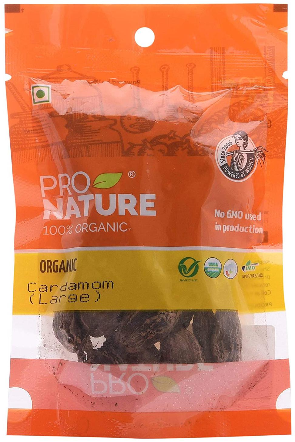 

Pro Nature Organic Cardamom - Large 30g (Pack of 4)