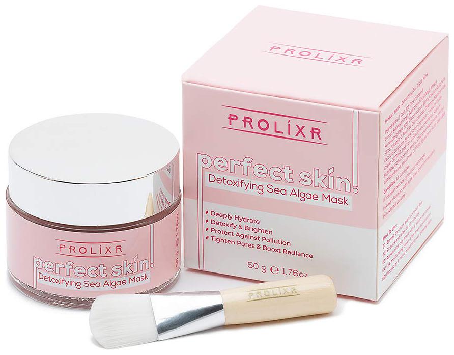 

Prolixr Detoxifying Sea Algae Mask 50g with 1 Brush (Pack of 1)