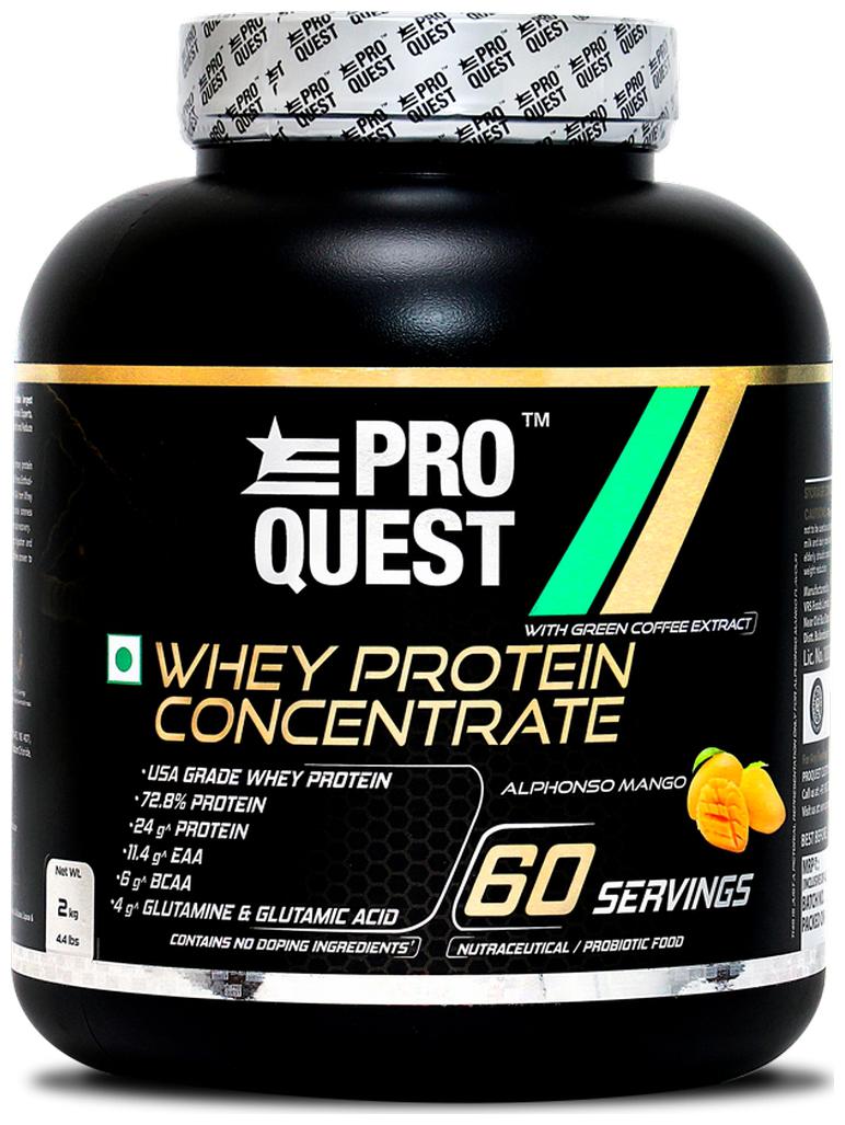 

Proquest Whey Protein Concentrate Alphonso Mango - 2kg