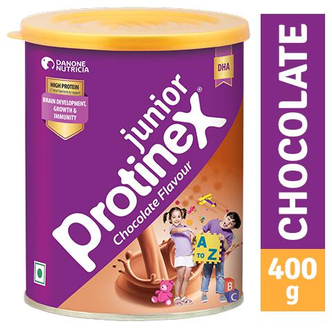 

Protinex Junior Chocolate Health Nutritional drink for Kids from 2 - 10 Yrs 400g Tin
