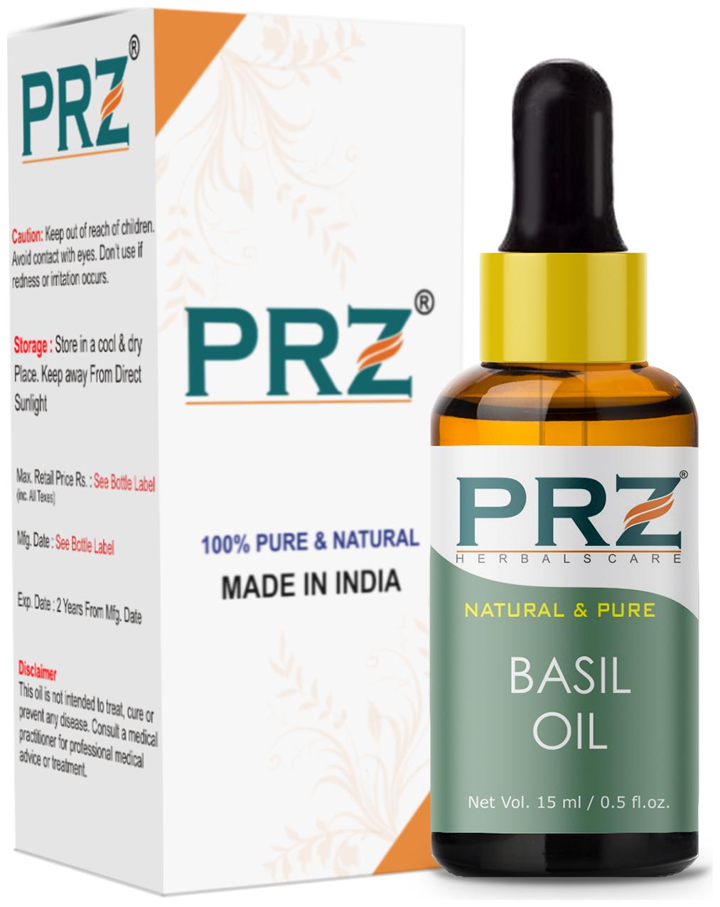 

PRZ Basil ( Tulsi ) Essential Oil (15 ml)