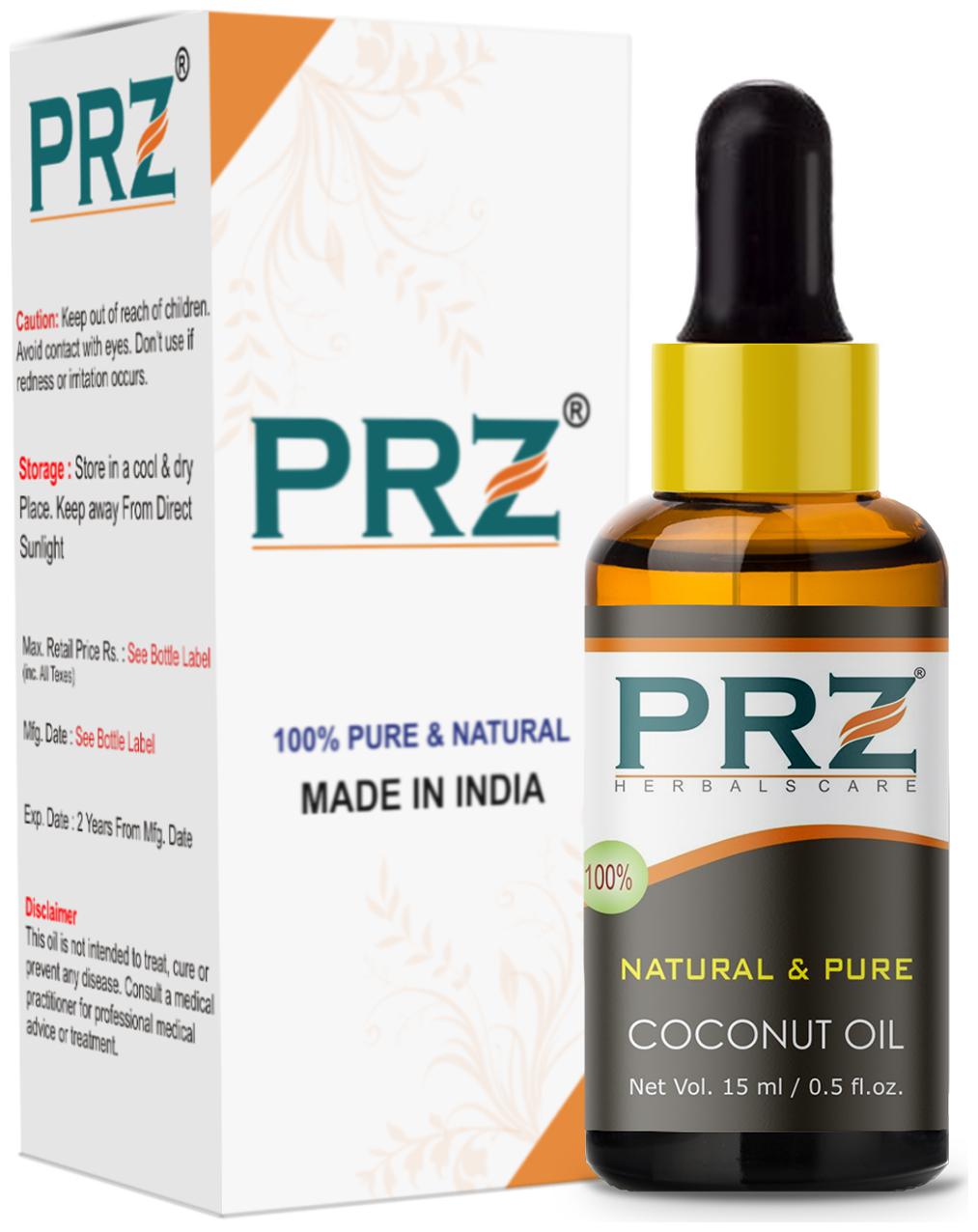 

PRZ Coconut Extra Virgin Cold Pressed Carrier Oil (15 ml)
