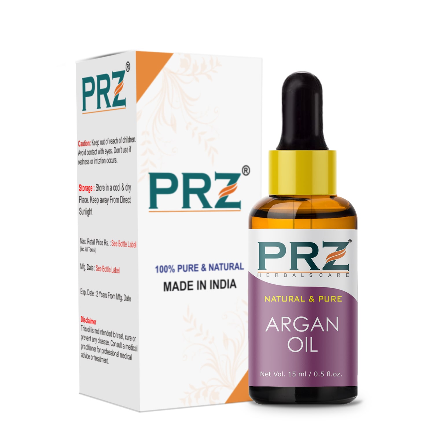 

PRZ Moroccan Argan Cold Pressed Carrier (15 ml)