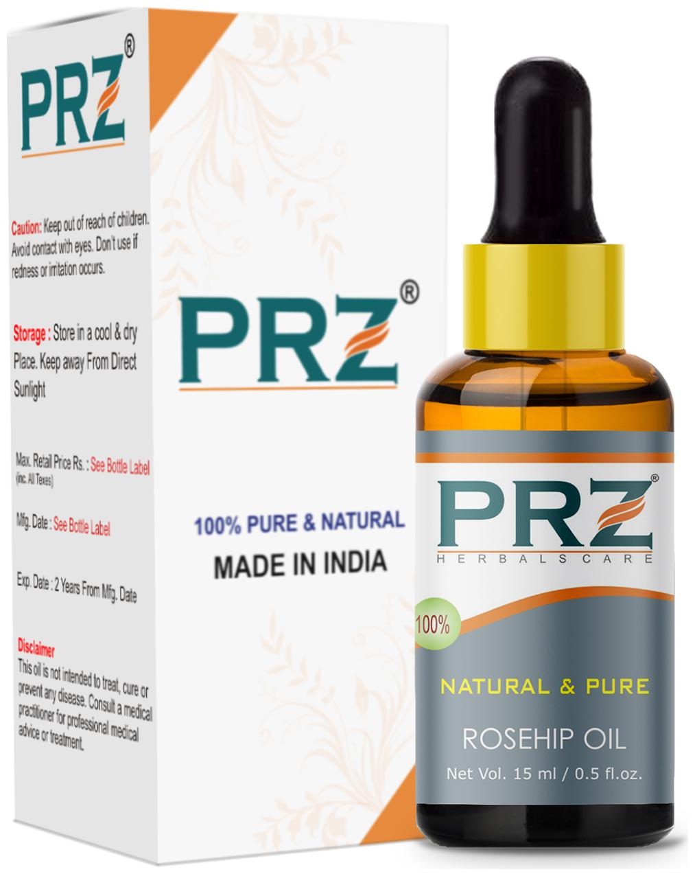 

PRZ Rosehip Cold Pressed Carrier Oil (15 ml)