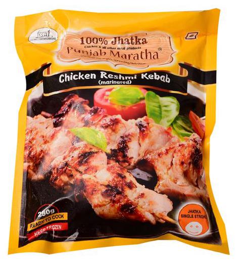 

Punjab Maratha Frozen Chicken - Reshmi Kebab 250 g
