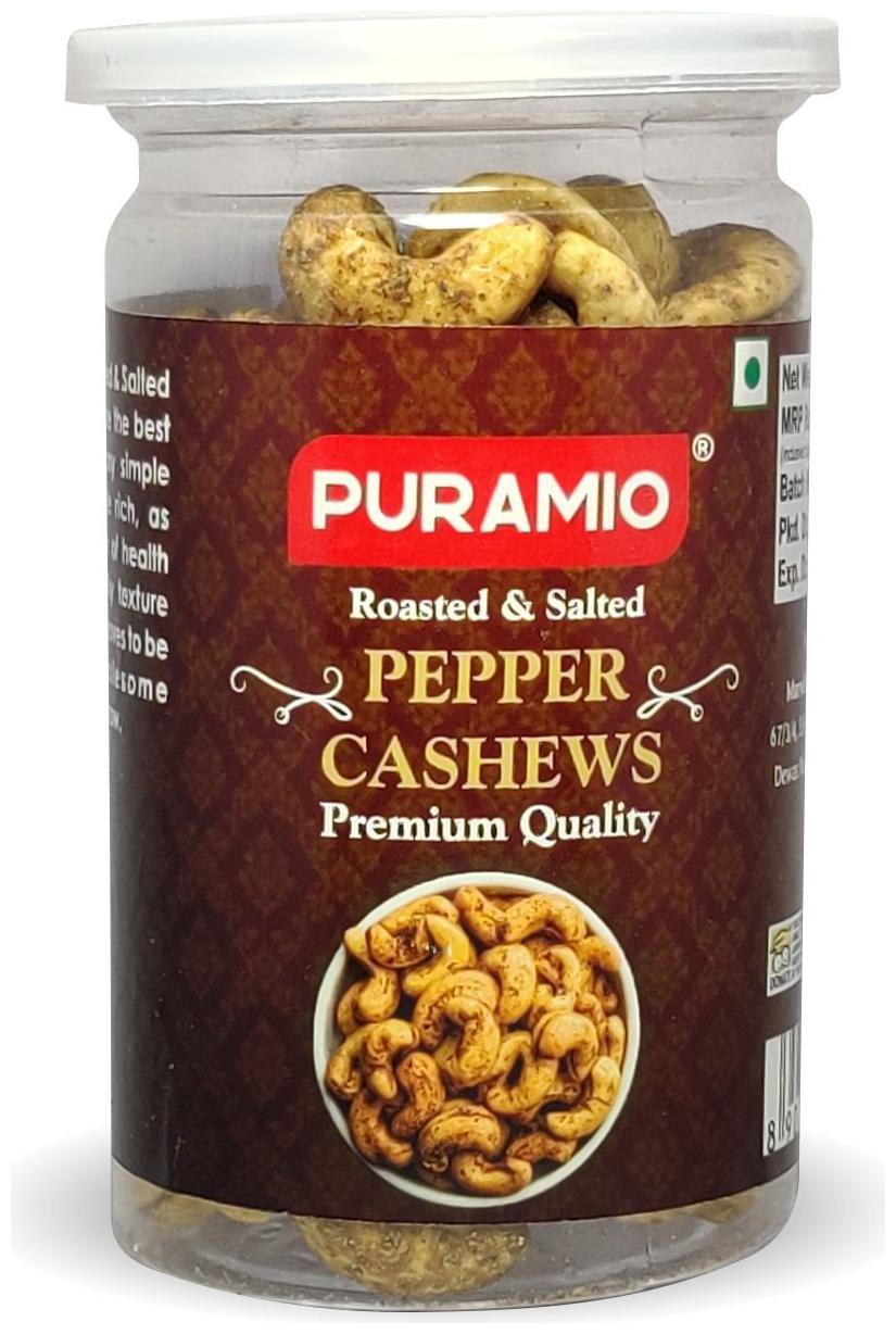 

Puramio Roasted Cashew Black Pepper 150g