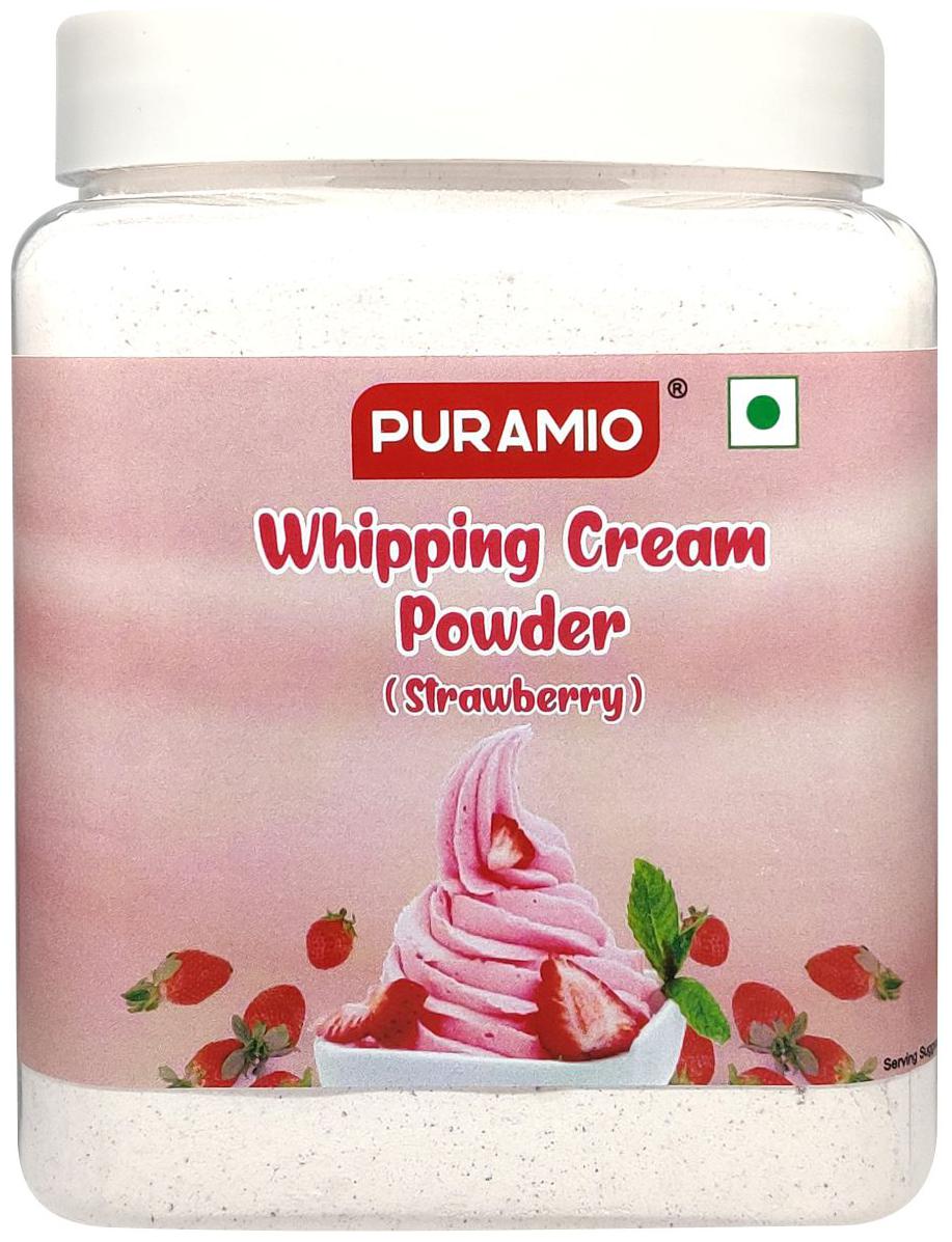 

Puramio Whipping Cream Powder Strawberry 700g (Pack Of 1)