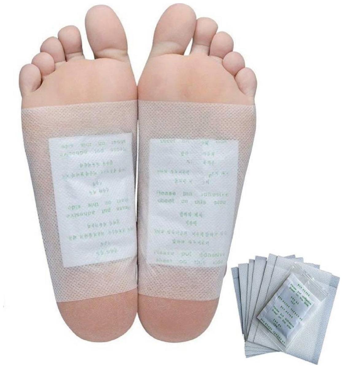 

Purasoft detox foot pads patches cleansing kinoki natural adhesive kit pack cleaning remover toxins unwanted acupressure set bamboo boxes patches( 2 Packs)
