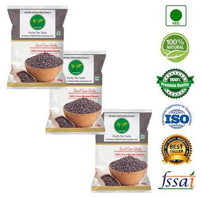 

Pure Agro Black Mustard Seeds- Rai ( Pack of 3 )