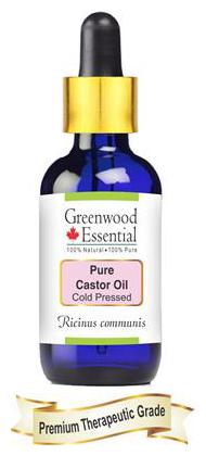 

Greenwood Essential Pure Castor Oil (Ricinus communis) with Glass Dropper 100 Natural Therapeutic Grade Cold Pressed 50ml