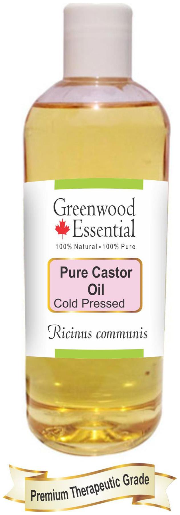 

Greenwood Essential Pure Castor Oil (Ricinus communis) 100 Natural Therapeutic Grade Cold Pressed 200ml