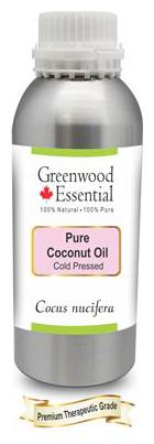 

Greenwood Essential Pure Coconut Oil (Cocos nucifera) 100 Natural Therapeutic Grade Cold Pressed 300ml