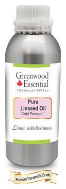 

Greenwood Essential Pure Linseed Oil (Linum usitatissimum) 100 Natural Therapeutic Grade Cold Pressed 630ml