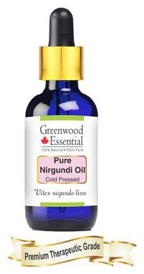 

Greenwood Essential Pure Nirgundi Oil (Vitex negundo linn) with Glass Dropper 100 Natural Therapeutic Grade 30ml