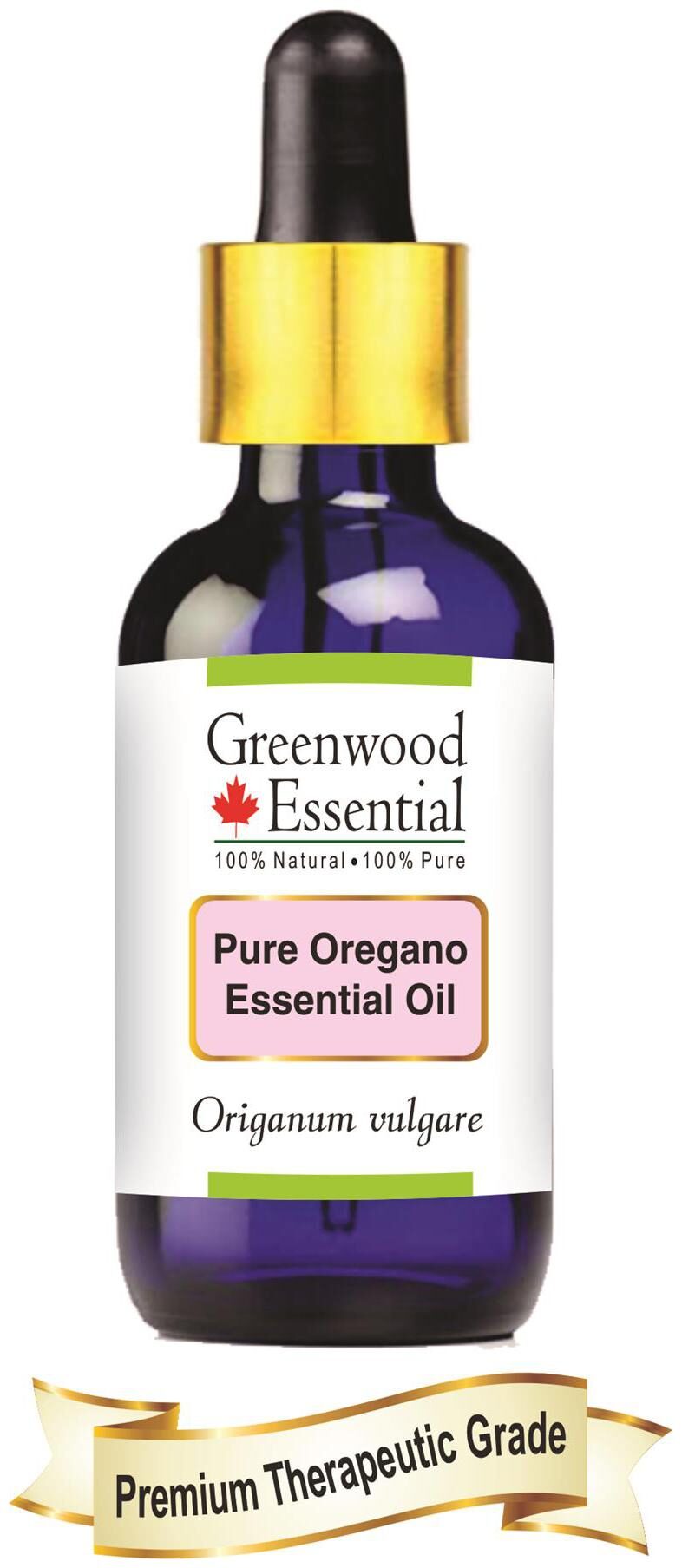 

Greenwood Essential Pure Oregano Essential Oil (Origanum vulgare) with Glass Dropper 100 Natural Therapeutic Grade Steam Distilled 30ml