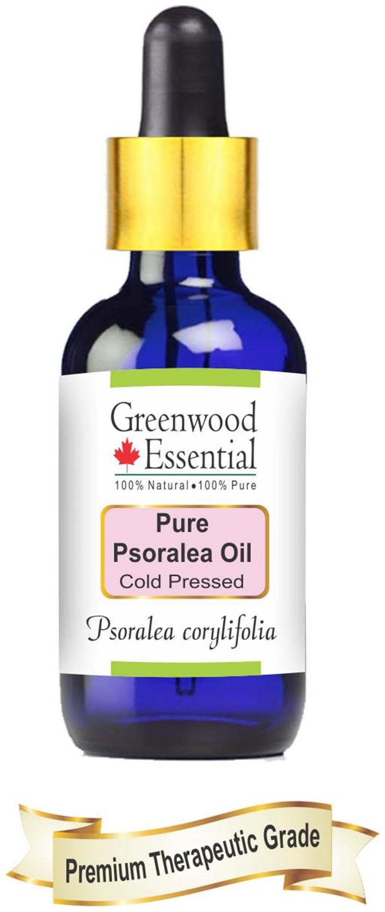 

Greenwood Essential Pure Psoralea Oil (Psoralea corylifolia) with Glass Dropper 100 Natural Therapeutic Grade Cold Pressed 50ml