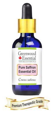 

Greenwood Essential Pure Saffron Essential Oil (Crocus sativus) with Glass Dropper 100 Natural Therapeutic Grade Steam Distilled 5ml